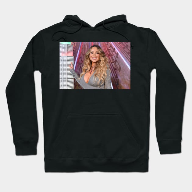 Mariah Carey liburan natal Hoodie by gingerbread37